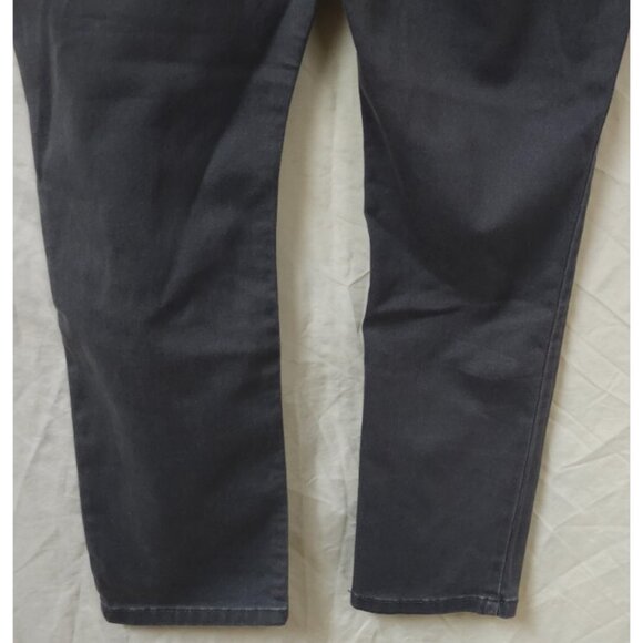 Lee Womens 14P Gray Smoke Easy Fit Stretch Mid Rise Straight Ankle Jeans 34x28 - Picture 8 of 15